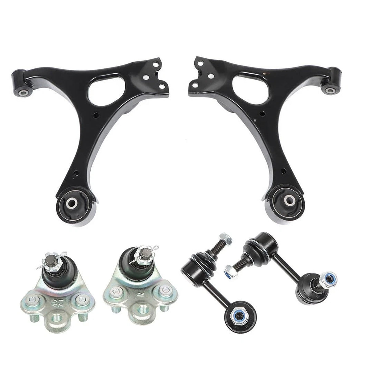 Set of 4 Front Lower Control Arm W/ball Joint Sway Bar For 2006-2011 Honda Civic