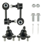 Set of 4 Front Lower Control Arm W/ball Joint Sway Bar For 2006-2011 Honda Civic