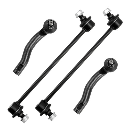 10Pcs Front Suspension Control Arm Tie Rod End Kit For 2003-2008 Toyota Corolla
