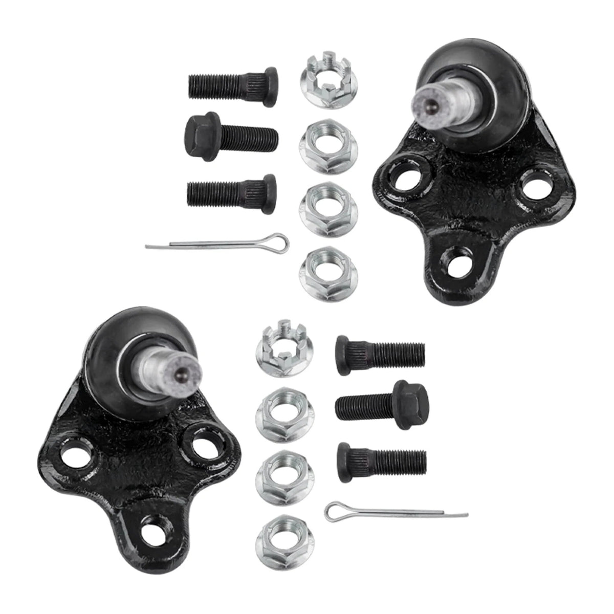 10Pcs Front Suspension Control Arm Tie Rod End Kit For 2003-2008 Toyota Corolla