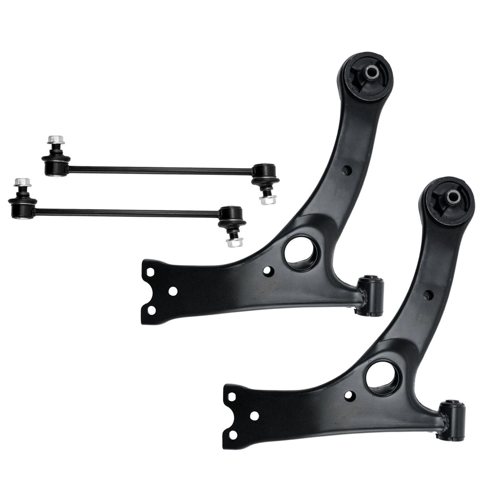 10Pcs Front Suspension Control Arm Tie Rod End Kit For 2003-2008 Toyota Corolla