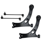 10Pcs Front Suspension Control Arm Tie Rod End Kit For 2003-2008 Toyota Corolla