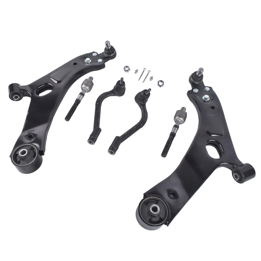 Front Lower Control Arms Tie Rods for 2012 2013 2014 Hyundai Sonata Kia Optima