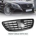Front Grille W/ ACC For For 14-20 Mercedes Benz S-Class W222 S580 S600 S650 S680