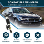 Pair Rear Air Suspension Shocks Struts For BMW 740i 750i 750Li G11 G12 2016-2022