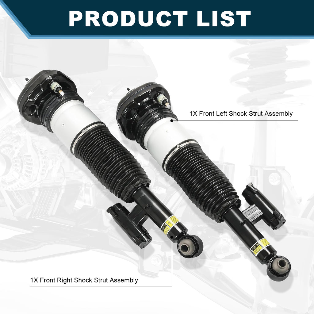 Pair Rear Air Suspension Shocks Struts For BMW 740i 750i 750Li G11 G12 2016-2022
