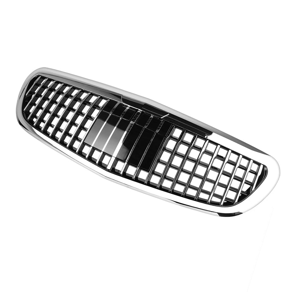 Chrome MayBach Style Front Grille W/ACC For 2014-2020 Mercedes Benz S-Class W222