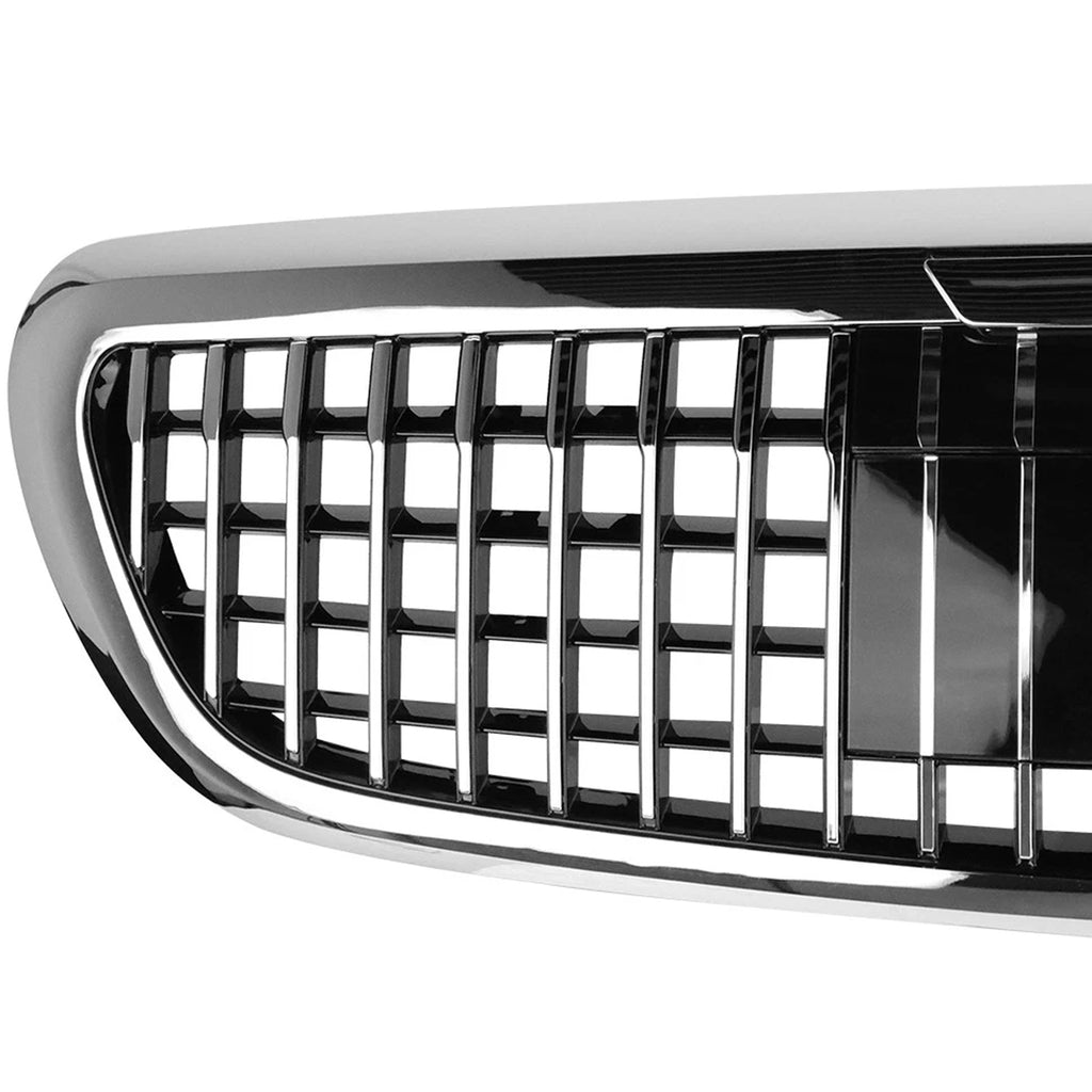 Chrome MayBach Style Front Grille W/ACC For 2014-2020 Mercedes Benz S-Class W222
