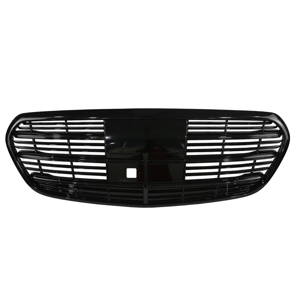 Glossy Black Front Grille Fits For 2021 22-2025 Mercedes-Benz W223 S500 S580