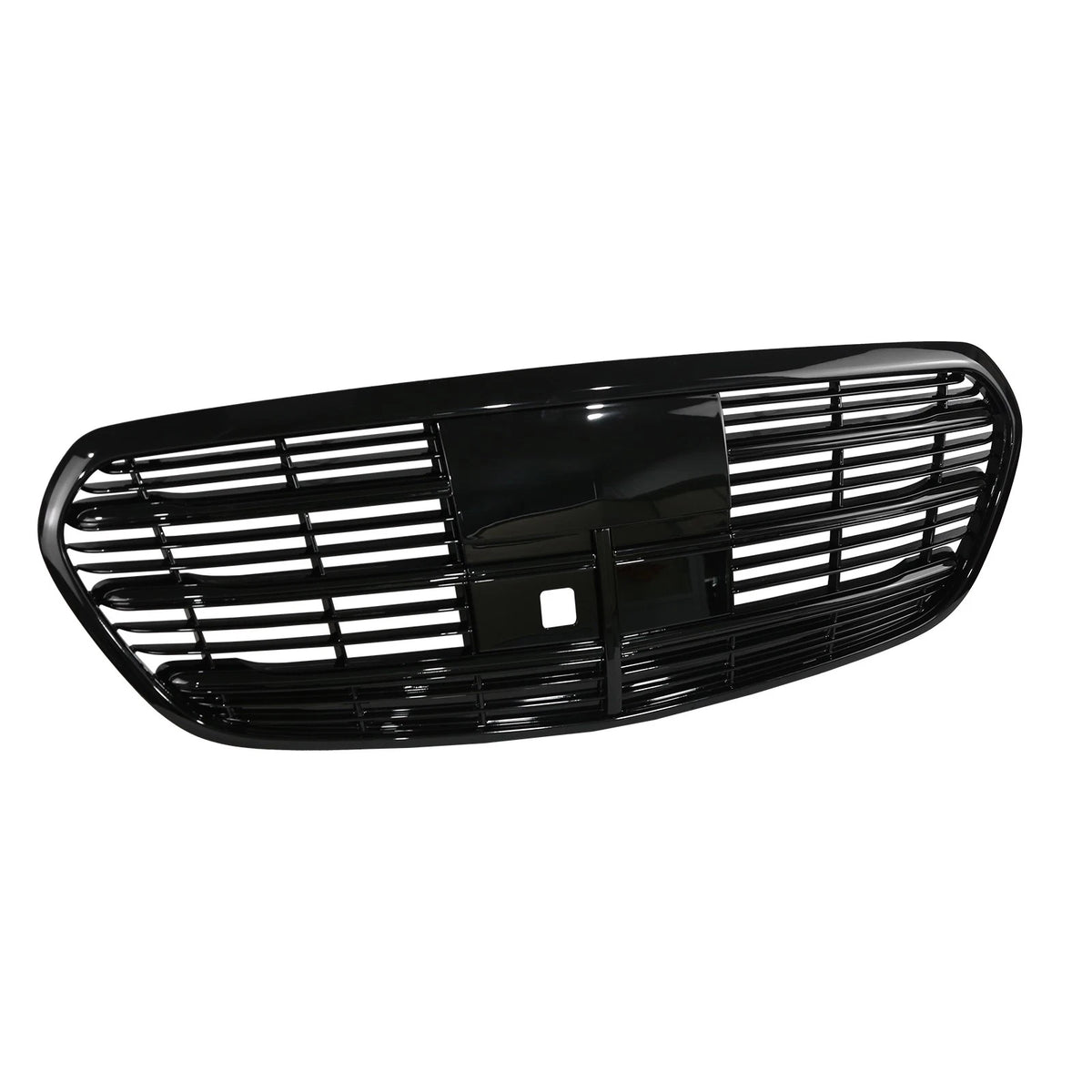Glossy Black Front Grille Fits For 2021 22-2025 Mercedes-Benz W223 S500 S580