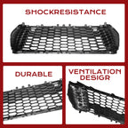 12PCS Front Bumper Grille Cover for 2025 Toyota Camry Hybrid Seda SE XSE W/Upper Filler Garnish & Inner Bracket Full Front Bumper Set Without Sensor Hole Replaces 52119AQ903, 52712AQ020