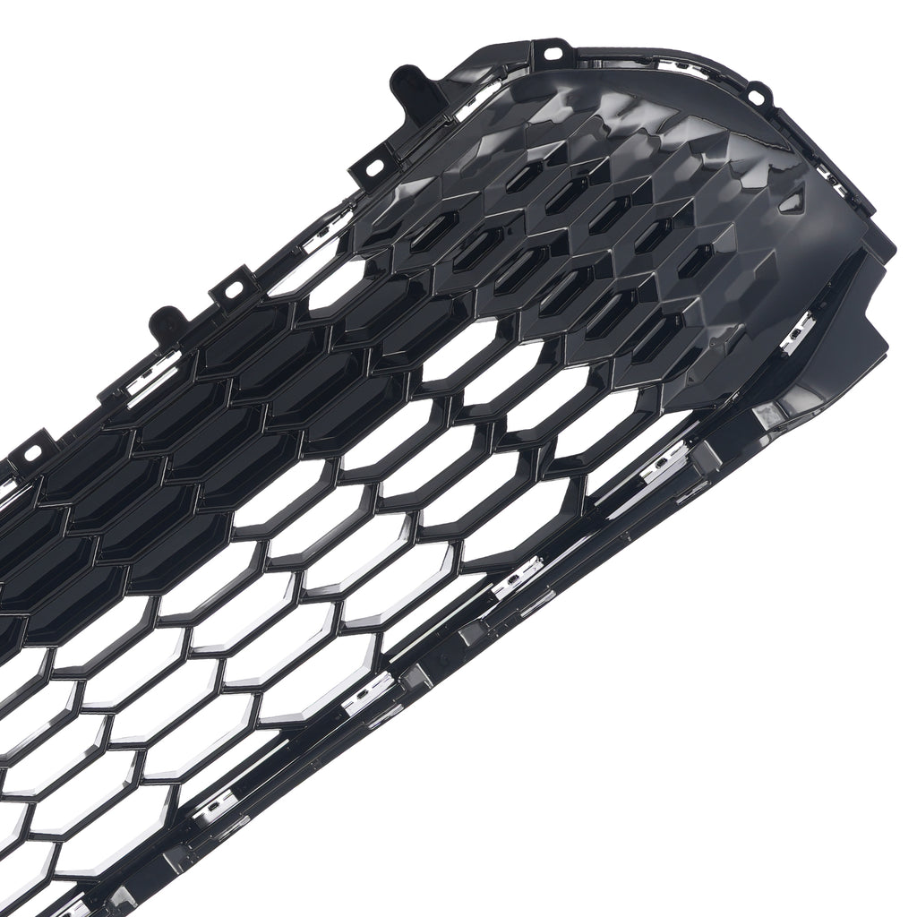 12PCS Front Bumper Grille Cover for 2025 Toyota Camry Hybrid Seda SE XSE W/Upper Filler Garnish & Inner Bracket Full Front Bumper Set Without Sensor Hole Replaces 52119AQ903, 52712AQ020