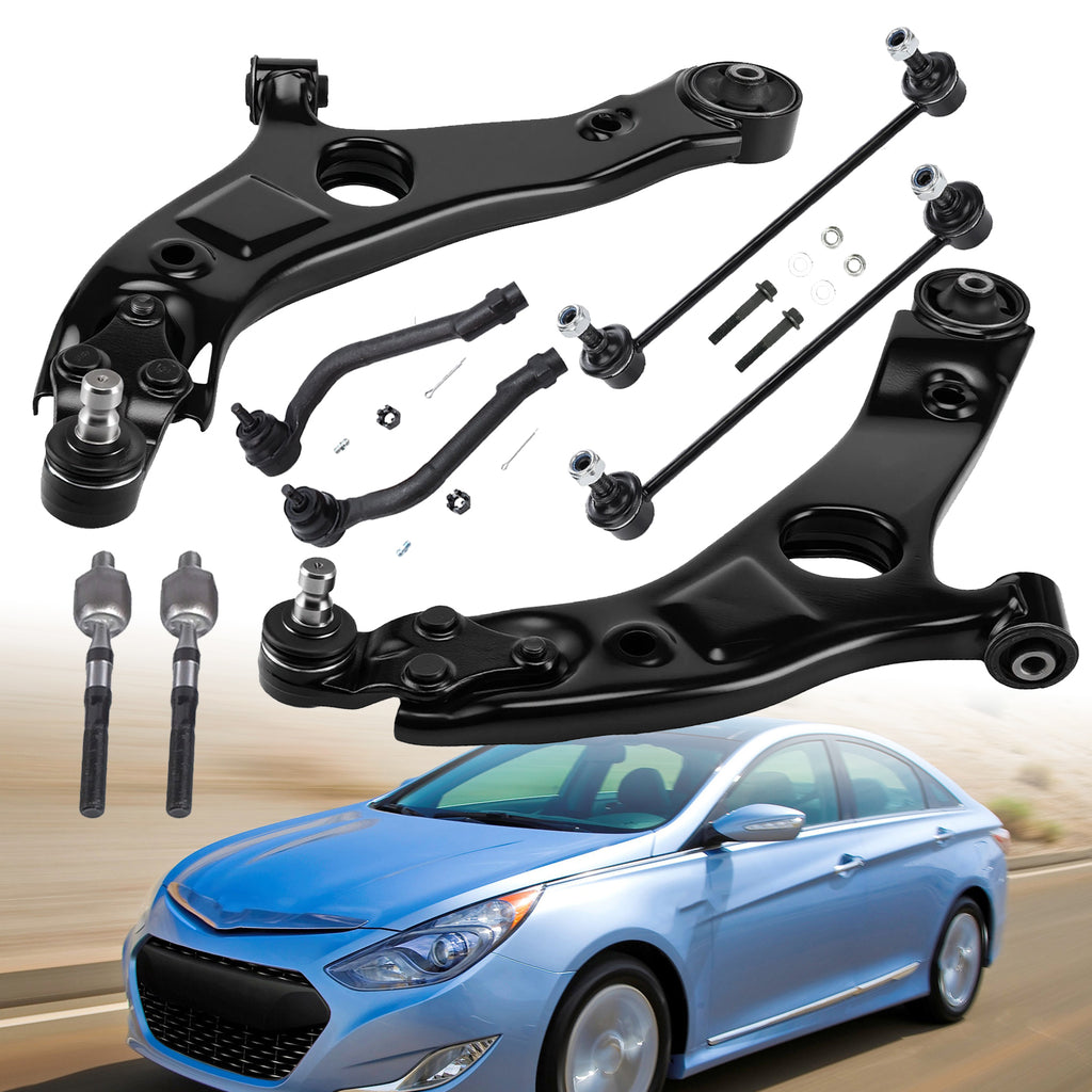 Set of 8 Front Lower Control Arms Kit for 2014-2015 Kia Optima K622825 K622826