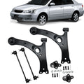 6pc Front Lower Control Arms Ball Joints Sway Bar for 2003-2008 Toyota Corolla