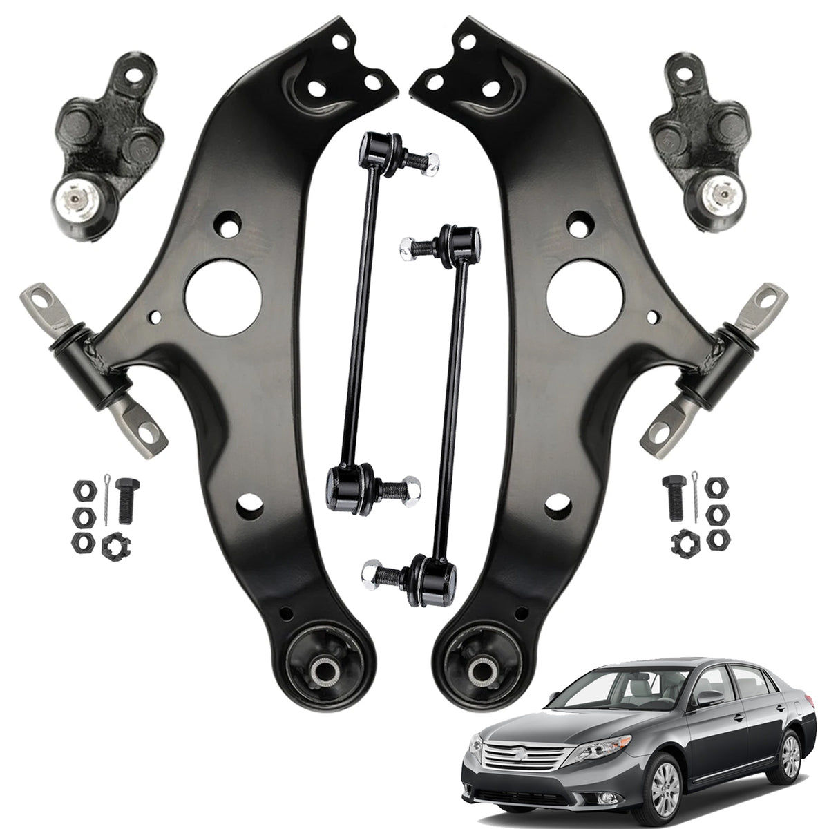 6x Front Lower Control Arms for 2007-2011 Toyota Camry Avalon Lexus ES300H ES350