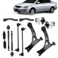 12 Pc Control Arm Ball Joint Sway Bar Tie Rod Kit for 2003-2008 Toyota Corolla