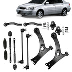 12 Pc Control Arm Ball Joint Sway Bar Tie Rod Kit for 2003-2008 Toyota Corolla