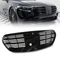 Glossy Black Front Grille Fits For 2021 22-2025 Mercedes-Benz W223 S500 S580