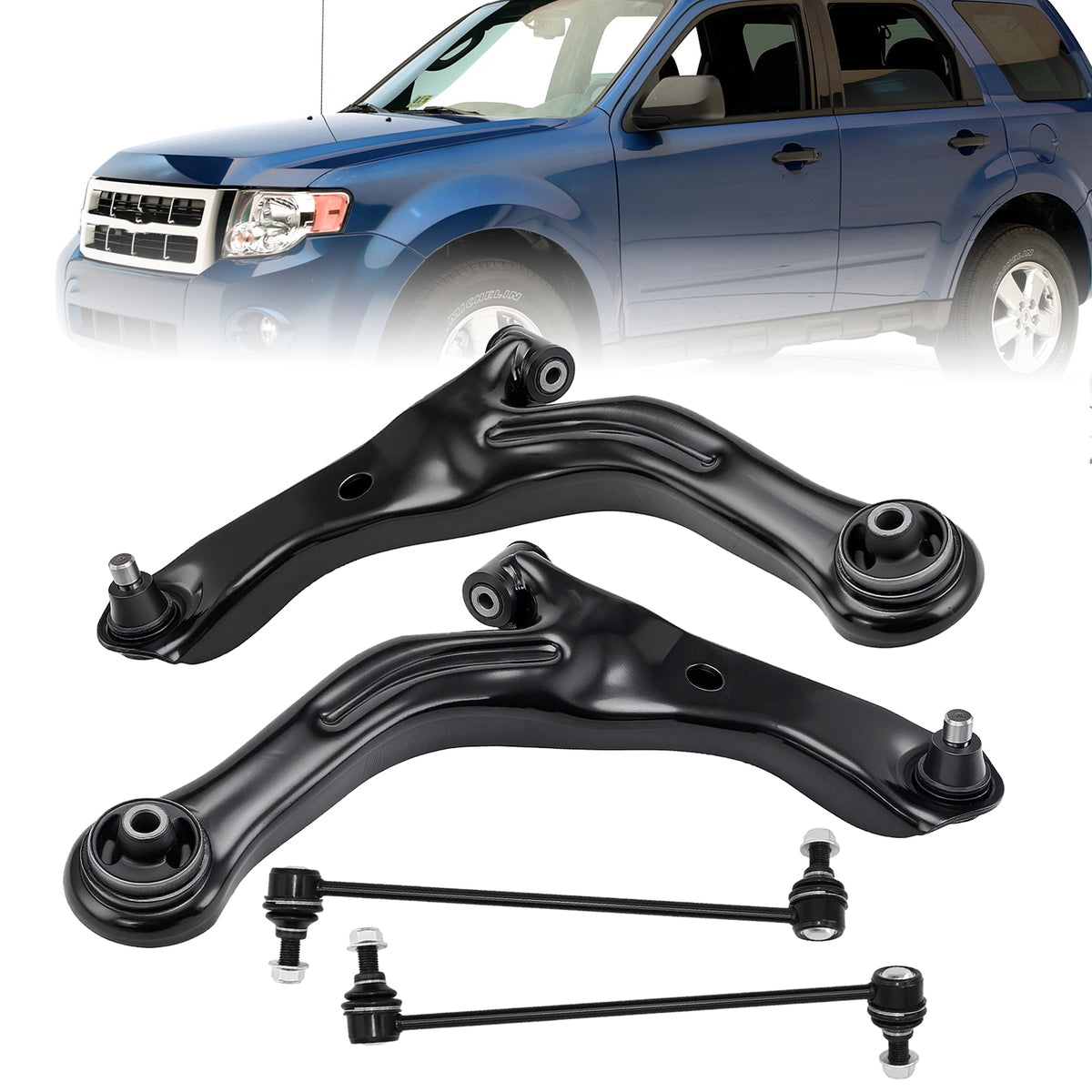 Fits 05-12 Escape Tribute Mariner 4x Front Lower Control Arm Ball Joint Sway Bar